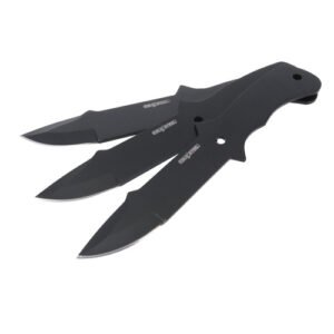 cold steel cuchillos arrojadizos 420 3 piezas negro cs th 80kvc3pk