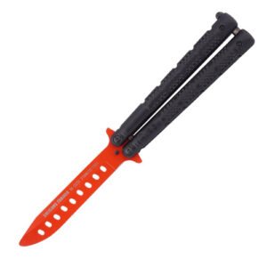 k25 cuchillo de entrenamiento balisong rojo 36251
