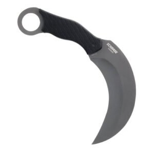 schrade cuchillo karambit boneyard aus 8 negro/grafito 1182504