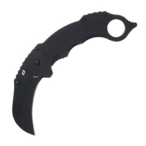 schrade cuchillo plegable para carpeta karambit boneyard aus 10 negro 1182502