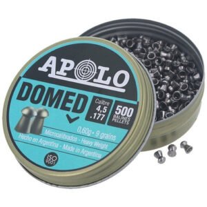 apolo balines de aire extra pesado gen 2 con cúpula 4.5 mm 500 piezas e19913