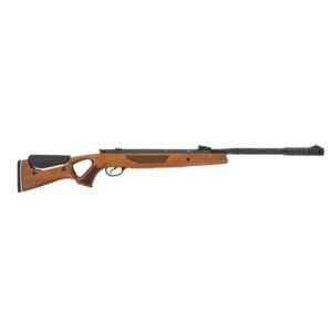 hatsan carabina de aire comprimido en ángulo mod 65 con silenciador 4.5 mm madera mod 65 .177