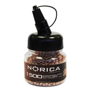 norica balines de carabina de aire comprimido chapados en cobre 1500 uds. 4,5 milímetros 197.00.101