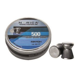 norica balines de carabina de aire comprimido match 4.5 mm 500 uds