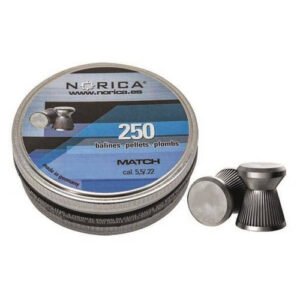 norica balines de carabina de aire comprimido match 5.5 mm 250 uds. 195.00.006